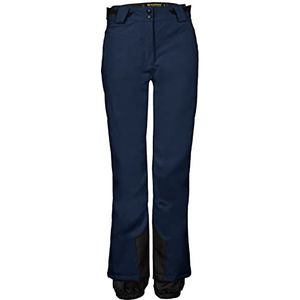 KILLTEC Women's Skibroek/functionele broek met randbescherming en sneeuwvanger KSW 22 WMN SKI PNTS, marinier, 42, 38620-000