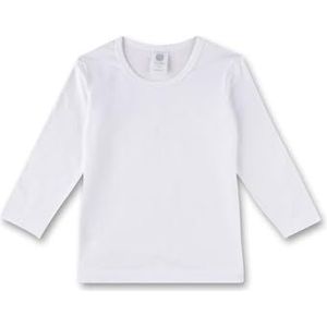 Sanetta Meisjesshirt, lange mouwen, wit, biologisch, wit, 128 cm