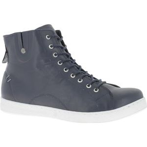 Andrea Conti High Top sneakers voor dames, blauw, 38 EU, blauw., 38 EU