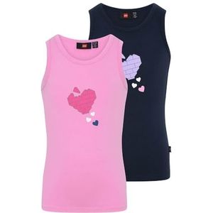 LWADA 705-2-pack onderhemden, roze, 140 cm