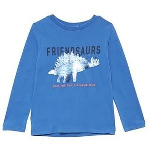 Shirt - Pailletten - Katoen - Motiefprint - Lange Mouw