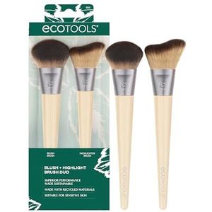EcoTools - Blush + Highlight - Make-upkwasten - Veganistisch - 2 Stuks - Dierproefvrij