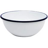 6x Olympia Emaille Pudding Bowl 155mm 5.5 (dia) RVS Schotel Keuken