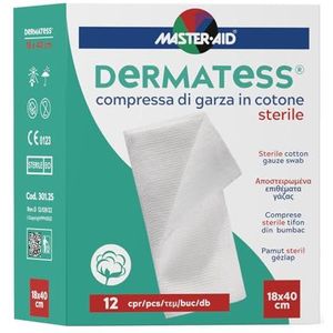 DerMATESS KATOEN 12 STUKS CM 18X40