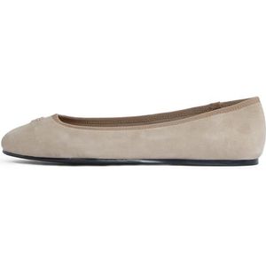 Tommy Hilfiger - TH Hardware - Ballerina - Beige - Suède