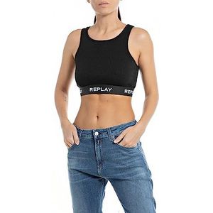 Replay Bustier voor dames, 098 Black, S