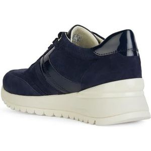Geox D DESYA A Sneakers voor dames, marineblauw, 36 EU, Donkerblauw, 36 EU