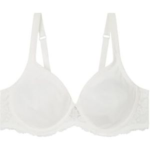Women'Secret BH Lace Off White Minimizer, geel/wit, 100C