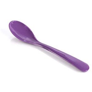 Kimmel Eierlepel baby lepel dessertlepel groot gemengd (6 stuks) herbruikbaar, kunststof, violet 21-000-3309-1