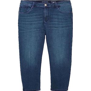 TOM TAILOR Dames Capri Jeans 1035745, 10282 - Dark Stone Wash Denim, 26