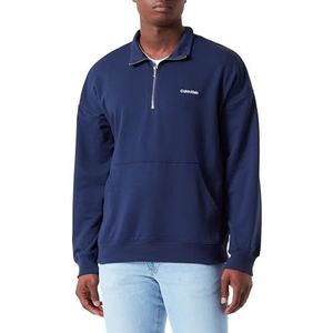 Calvin Klein Zwaargewicht sweatshirts voor heren, Blauw (Blauwe Schaduw), S