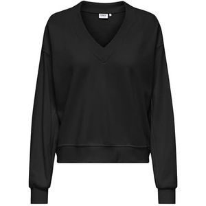 Onlbella L/S V-Neck Ub SWT, zwart, XS