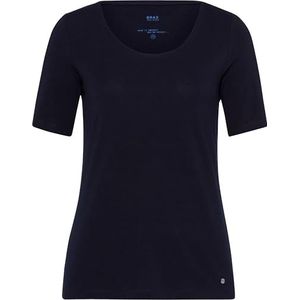 BRAX Dames Style Cora T-shirt, Donkerblauw, 36