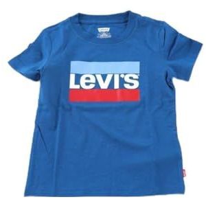 LEVI'S KT-Knit Sportswear Top met logo, voor jongens, Echt blauw, 4 anni