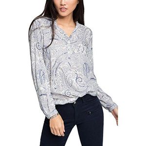 ESPRIT dames blouse, meerkleurig (off white 110), 36