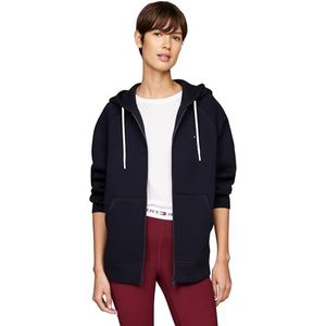 Tommy Hilfiger Dames RLX FULL Zip SCUBA HWK WW0WW42261 Zip Through Hoodie, Desert Sky, XXS, Blauw (Woestijnhemel), XXS