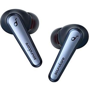 Anker Soundcore Liberty Air 2 Pro True Wireless Earbuds, Gerichte Actieve Ruisonderdrukking, PureNote-Technologie, 6 Mics voor Oproepen, 26u Speeltijd, HearID EQ, Bluetooth 5, Draadloos Opladen(Blauw)