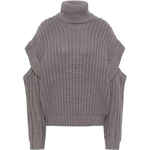faina Gebreide trui voor dames 11019359, grijs, XS/S