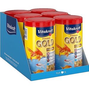 Vitakraft Fischtfutter Gold Flake-Mix, 1x 1L