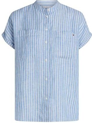 Tommy Hilfiger - Blouse - Wit - Viscose Crêpe - Losse Pasvorm