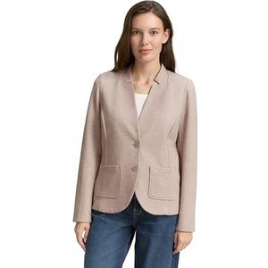 TOM TAILOR Damesblazer, 38330 - Soft Taupe Melange, S