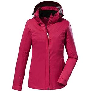 killtec Women's Functionele jas/outdoorjas met afneembare capuchon - korte maat KOS 133 KG WMN JCKT, rose, 19, 40826-000