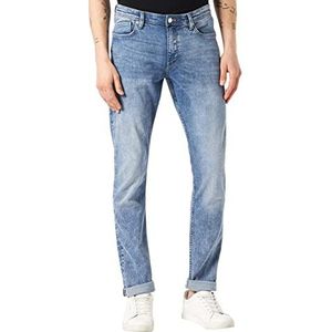 s.Oliver Men's 130.10.202.26.180.2109570 Broek, Blue Stretched den, 30