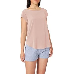 ONLY dames T-Shirt Onlvic S/S Solid Top Noos Wvn, roze (Pale Mauve)., 34