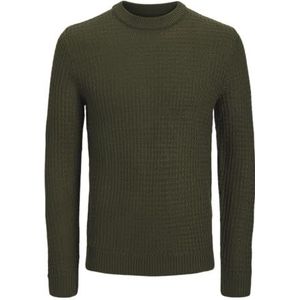 Jj Rebel - Knit Crew Neck - Trui - Forest Night - Voor Jongeren