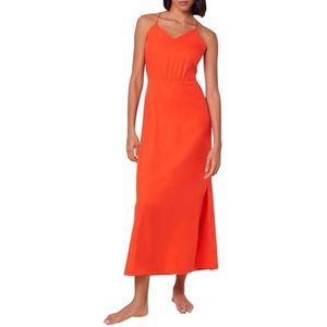Triumph Beach MyWear Maxi Dress 01 sd mandarijn rood, rood (mandarijnrood), 44