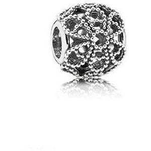 PANDORA - Bloemen Charm - Sterling Zilver - 11 x 11 x 9,9 mm