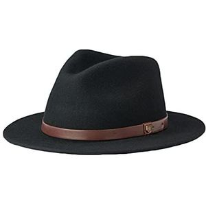 Brixton Messer Fedora Hoed zwart L