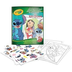 Crayola, Kleurboek met stickers Lilo&Stitch, 32 pagina's inclusief 4 stickervellen, 04-0900