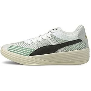 PUMA Unisex's Clyde All-pro 2 Coast basketbalschoen, Puma White Power Groen, 40 EU