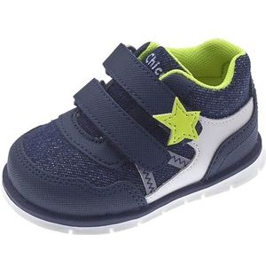 Chicco, Sneaker Met Dubbele Klittenband, Kinderen En Tieners, Blauw (5), 20 EU, Design in Italië