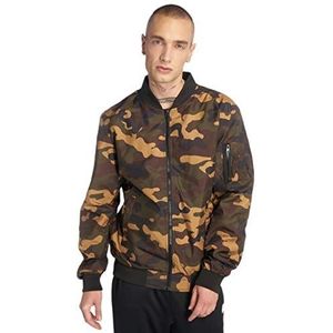 Urban Classics Light Camo Bomberjack voor heren, meerkleurig (Woodcamo 841), L