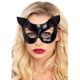 Leg Avenue A2755 - Vinyl Katze Maske - Einheitsgröße, schwarz