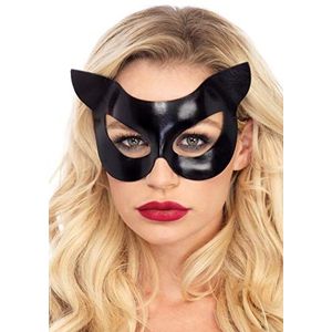 Leg Avenue A2755 - Vinyl Katze Maske - Einheitsgröße, schwarz