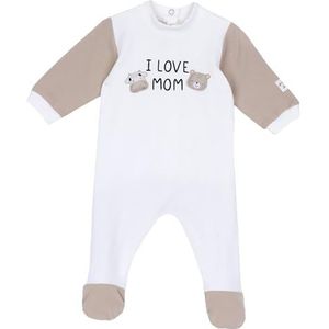 Chicco - Nachtkledij - Beige - Jersey - 1-delig - Lang/maxi