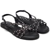 GIOSEPPO - WIOTA - Slippers - Zwart - Leer