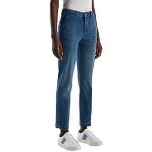 United Colors of Benetton Broek 4NF1DF02U jeans, denim blauw 902, 48 dames, Denim blauw 902, 44 NL