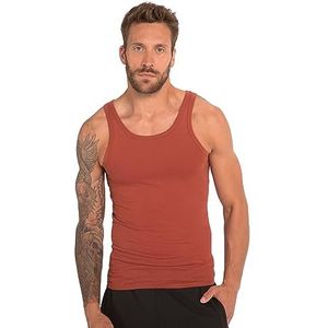 JP 1880, Heren grote maten, onderhemd, Oeko-Tex, tanktop, Gebrande klei, 5XL