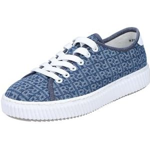 Rieker M3926 Sneakers voor dames, blauw, 39 EU, blauw, 39 EU