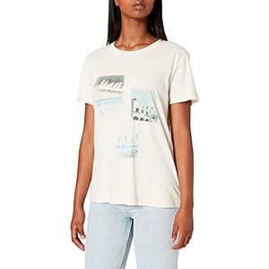 ESPRIT T-shirt voor dames, off-white, XXS