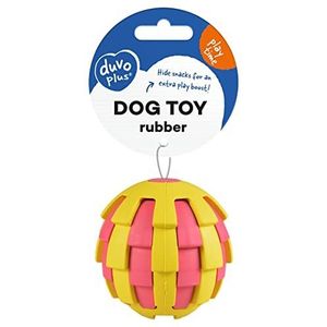 duvoplus, Pitahaya rubberen bal 6,5 x 6,5 x 6,5 cm, meerkleurig, speelgoed, meerkleurig, hond