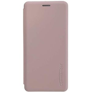 COMMANDER Boekenkast CURVE voor Samsung A505 Galaxy A50/ A307 Galaxy A30s Soft Touch Cream Rose