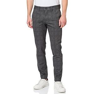 ONLY & SONS ONSMAKR Check Pants HY GW 9887 NOOS Chino voor heren, zwart, 33W / 32L