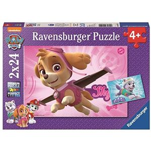 Ravensburger - 09152 Paw Patrol Skye en Everest Puzzel - 2 x 24 delen