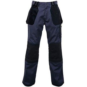 Regatta Heren Hardwear Holster Plain Workwear Broek, Blauw (Navy/Zwart), W40/L33
