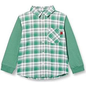 United Colors of Benetton Shirt 5BYVGQ00H, groen met Schotse patroon 950, 82 kinderen